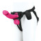PEGASUS 6,5 Realistischer Dildo mit Hoden &amp; Fernbedienung und Harness Set pink
