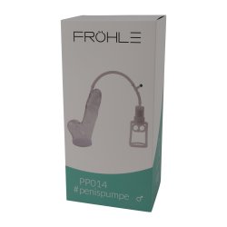 FRÖHLE PP014 Realistischer Peniszylinder mit Kolbengriffpumpe L Professional Ø 5 cm x 21 cm