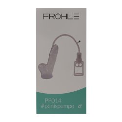 FRÖHLE PP014 Realistischer Peniszylinder mit Kolbengriffpumpe L Professional Ø 5 cm x 21 cm