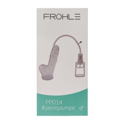 FRÖHLE PP014 Realistischer Peniszylinder mit Kolbengriffpumpe L Professional Ø 5 cm x 21 cm