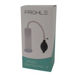 FRÖHLE PP003 Peniszylinder mit Ballpumpe L Ø 5,5 cm x 20 cm