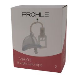 FRÖHLE VP003 Vulvapumpe Set Solo Extreme mit Kolbengriffpumpe Professional