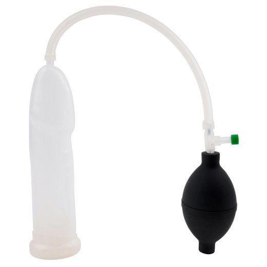 FRÖHLE PP009 Anatomischer Peniszylinder mit Ballpumpe Slim-Fit Ø 5 cm x 21 cm
