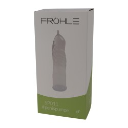FRÖHLE SP011 Anatomischer Peniszylinder Ø 5,5 cm x 23 cm Glasklar