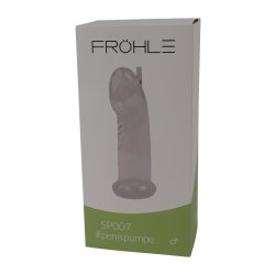 FRÖHLE SP007 Anatomischer Peniszylinder Comfort-Fit Ø 5 cm x 20 cm Glasklar
