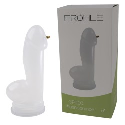 FRÖHLE SP010 Realistischer Peniszylinder XL Ø 6 cm x 25 cm Transparent