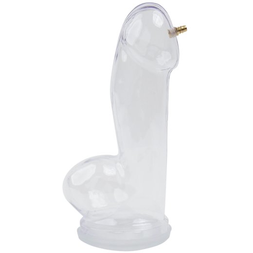 FRÖHLE SP009 Realistischer Peniszylinder XL Ø 6 cm x 25 cm Transparent
