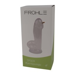 FRÖHLE SP009 Realistischer Peniszylinder XL Ø 6 cm x 25 cm Transparent
