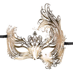 EASY TOYS Venezianische Maske ET116 Golden