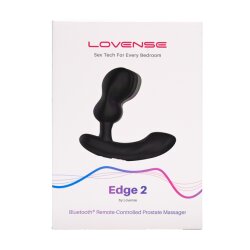 LOVENSE Edge 2 Bluetooth &amp; App steuerbarer Prostata Massager Schwarz