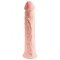 KING COCK Dildo 3D Triple Density Flesh 28cm