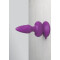 PIPEDREAM Wall Banger Plug mit Fernbedienung &amp; abnehmbarem Saugnapf Purple