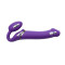 STRAP-ON-ME Halterloser vibrierender Strap-On Dildo L Purple