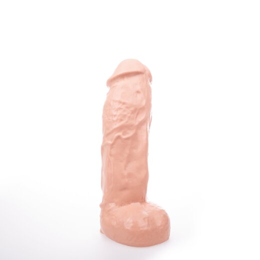 HUNG SYSTEM Zac Dildo mit Saugfuss &Oslash; 7,6 cm L beige