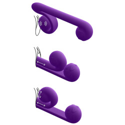 SNAIL VIBE Dual Vibrator Purple
