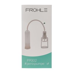 FRÖHLE PP002 Peniszylinder mit Kolbengriffpumpe M Professional Ø 4.5 cm x 18 cm