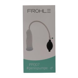 FRÖHLE PP007 Anatomischer Peniszylinder mit Ballpumpe Regular-Fit Ø 5,5 cm x 18 cm