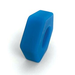 BONEYARD Penis- oder Hodenring Bust a Nut aus Silikon Blau