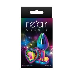 NS NOVELTIES Rear Assets Heart Plug Multicolor S