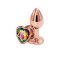 NS NOVELTIES Rear Assets Heart Plug Rosegold S