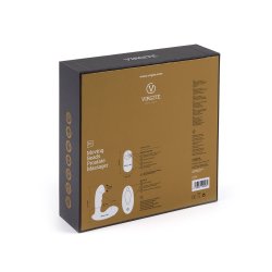 VIRGITE P3 Prostata Vibrator mit Massageperle und Fernbedienung