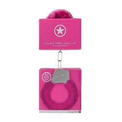 OUCH Pleasure Handschellen Furry Pink