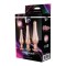 DREAM TOYS Pleasure Plugs 3er-Set mit Zierstein Rosé Gold