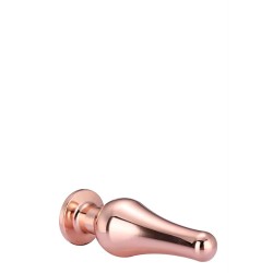 DREAM TOYS Pleasure Plug mit Zierstein Small Ros&eacute; Gold