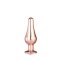 DREAM TOYS Pleasure Plug mit Zierstein Small Ros&eacute; Gold