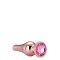 DREAM TOYS Pleasure Plug mit Zierstein Small Ros&eacute; Gold