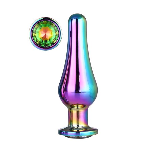 DREAM TOYS Pleasure Plug mit Zierstein Large Multicolor