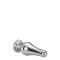 DREAM TOYS Pleasure Plug mit Zierstein Medium Silber