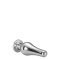 DREAM TOYS Pleasure Plug mit Zierstein Large Silber