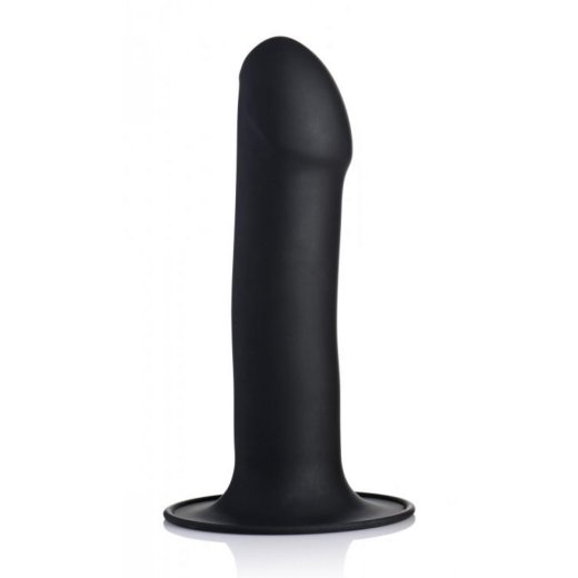 SQUEEZE-IT Dildo Phallic Flexibel & Quetschbar Schwarz