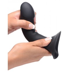 SQUEEZE-IT Dildo Phallic Flexibel &amp; Quetschbar Schwarz