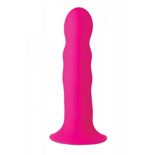 SQUEEZE-IT Dildo Wavy Flexibel & Quetschbar Pink