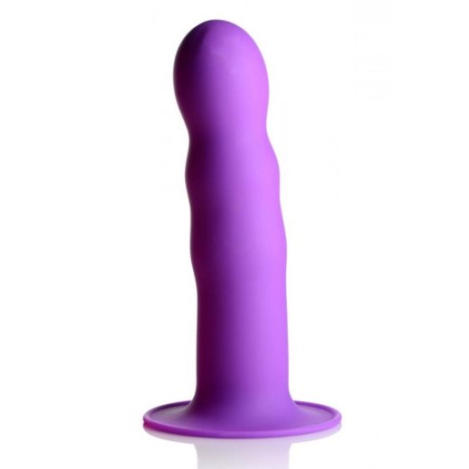 SQUEEZE-IT Dildo Wavy Flexibel &amp; Quetschbar Violett