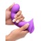 SQUEEZE-IT Dildo Wavy Flexibel &amp; Quetschbar Violett