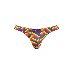 MALE POWER Thong Rainbow S/M