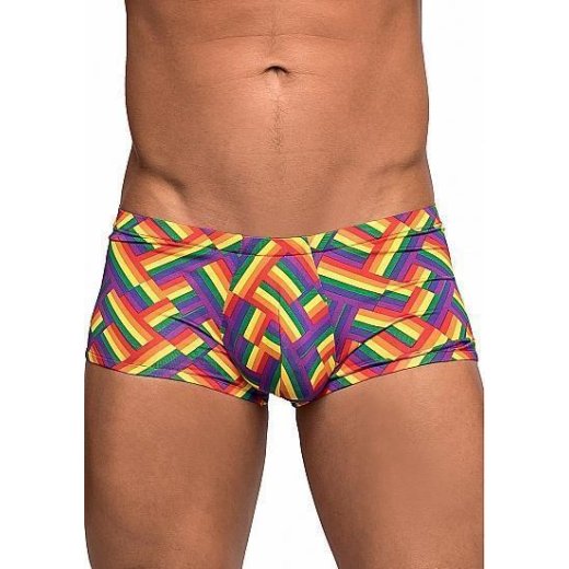 MALE POWER Mini Short Rainbow M