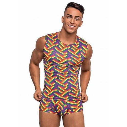 MALE POWER Tank Top Rainbow M