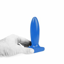 I LOVE BUTT Anal Plug Slim &Oslash; 3,7 cm aus PVC M Blau