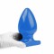 I LOVE BUTT Anal Plug Spade &Oslash; 9,0 cm aus PVC L Blau