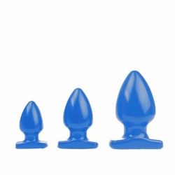 I LOVE BUTT Anal Plug Spade Ø 7,0 cm aus PVC M Blau