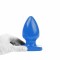 I LOVE BUTT Anal Plug Spade &Oslash; 7,0 cm aus PVC M Blau