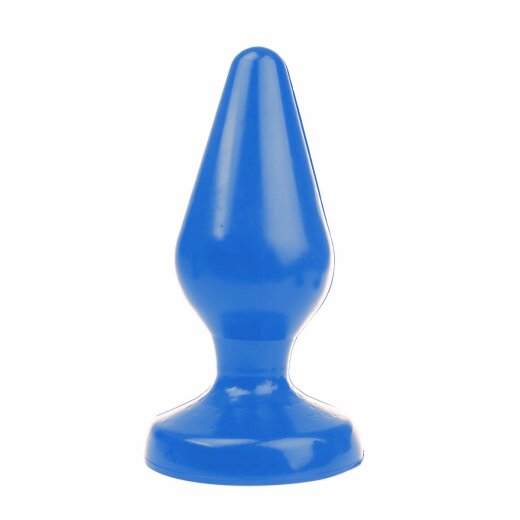 I LOVE BUTT Anal Plug Classic &Oslash; 9,0 cm aus PVC XXL Blau