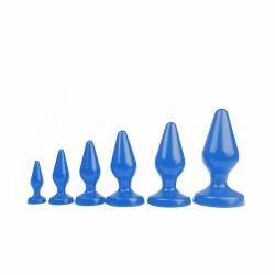 I LOVE BUTT Anal Plug Classic Ø 9,0 cm aus PVC XXL Blau