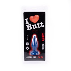 I LOVE BUTT Anal Plug Classic Ø 3,5 cm aus PVC XS Blau