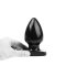 I LOVE BUTT Anal Plug Spade &Oslash; 7,0 cm aus PVC M Schwarz