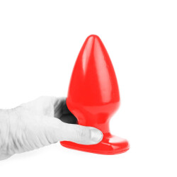 I LOVE BUTT Anal Plug Fat &Oslash; 7,5 cm aus PVC M Rot